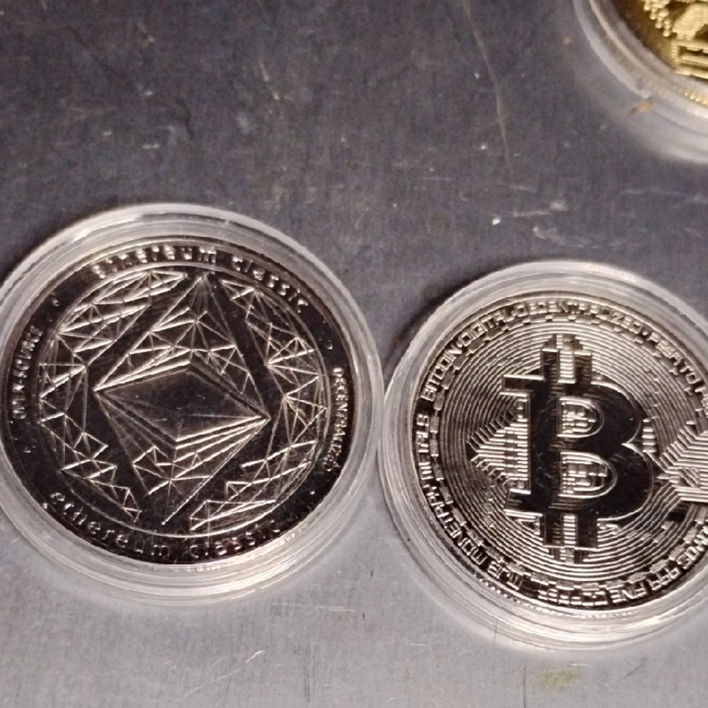 Silver Cryptocurrency Coins